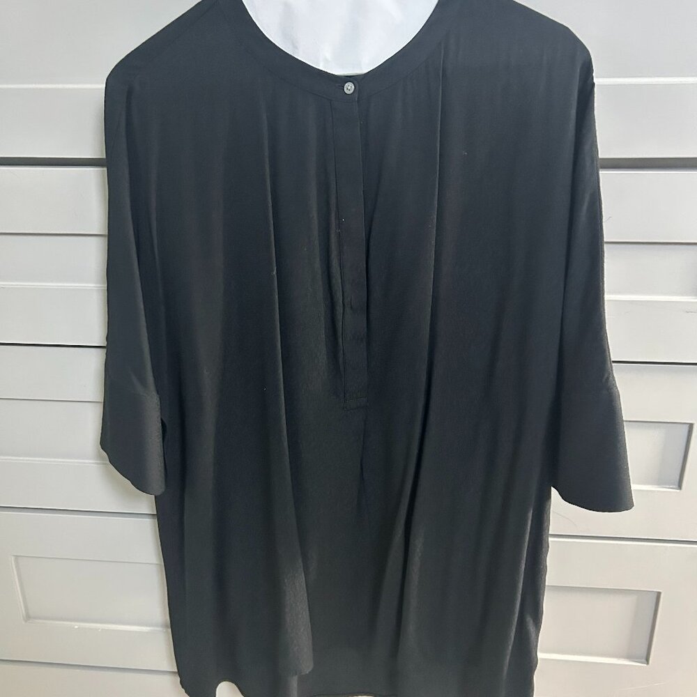 Banana Republic Black Silk Shirt